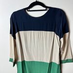 Club Monaco  silk color block dress women’s‎ size 2 Photo 2