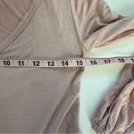 Michael Lauren  Blush Pink Long Sleeve V-Neck Dress Size Small NWOT Photo 3