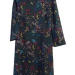 Banana Republic NWT  Forest Green floral dress Size 8 Lined womens Photo 0