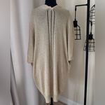 Lilly Pulitzer  Women’s Medium Gold Metallic Open Cardigan Photo 5