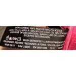 Victoria's Secret 36B Babydoll Gown HOT pink Rhinestones Photo 8