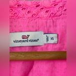 Vineyard Vines  Allamanda Eyelet Tiered Tassel Top Pink Lined Vacation Summer XS Photo 3