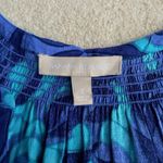 Banana Republic  Blue and Green Midi Dress size 2 Photo 9