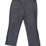 Apt. 9  Pants Women’s Size 8 Gray Work Slacks Office Dress Trousers cropped capri Photo 0