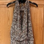 Free People  Animal‎ Instincts Printed Halter Maxi Dress in Cheetah Combo Size 12 Photo 8