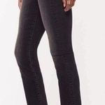 Mother The Looker Ankle Fray Size 27 Night Hawk Black Designer Denim Photo 1