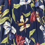 Amanda Uprichard  Romper‎ Womens Medium Navy Silk Floral Boho Print Cold Shoulder Photo 3