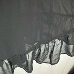 YA Los Angeles Black Strapless Maxi Dress Ruffled Bust Lined Sheer Skirt by S-M Photo 4