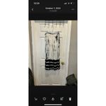 Shoreline  Tulip Split Pants Flowy Tie Due Black White Womens Size Large Beachy‎ Photo 1