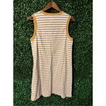 Pact  100% Organic Cotton V Neck Softspun Tank Dress In SoHo Stripe Sz Small NWT Photo 2