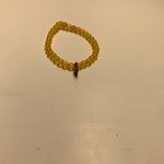 Handmade Orange Glass Bead Bracelet Photo 1