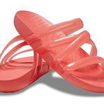 Crocs | Women's Splash Strappy Sandals, Neon Watermelon Photo 0