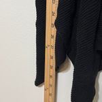 Eileen Fisher  One Size Shawl Poncho Cardigan Women’s Cotton Linen Black Photo 7