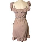 Honey Punch Forever Off the Shoulder Satin Wrap Mini Dress Women’s S NWT Party Photo 5