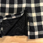 Pendleton VINTAGE MISS WOOL BLACK & WHITE BUFFALO PLAID PENCIL SKIRT USA MADE Photo 3