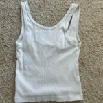 Brandy Melville white button down tank top Photo 2