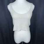 Urban Outfitters Light Tan Ribbed Tank Crop Top Medium Photo 1