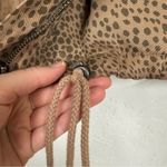 Rails  Tan Animal Print Bomber Jacket Lightweight Coat Womens M Brown Leopard Photo 4