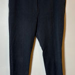 Ann Taylor  Gray Career Pants Slit‎ Hem Ankle Trousers Size 14 Photo 0