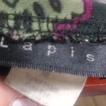 Anthropologie  LAPIS M Floral Victorian Straight Skirt in Hunter Green & Purple Photo 4