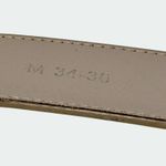 Falari Automatic Ratchet Belt Size Medium Adjustable Buckle Gray Leather Strap Photo 7