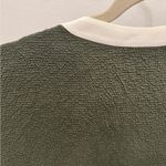 Sandro Paris Olive Green Shift Dress Minimalist Quiet Luxury Office Size Small Photo 5