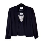 VTG NWOT Black Jacket Lace Tank 80s Kasper Academia Whimsey Goth Size 12 Photo 0