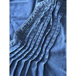 Old Navy  Women Medium Dress Blue Chambray Long Sleeve Loose Western Country‎ Photo 5