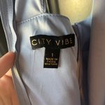 City Vibe  Formal Short Dress Light Blue Size 1 Photo 3