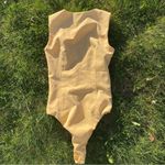 ZARA Light Yellow Bodysuit with Plunging Neckline. Photo 7