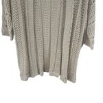 Bethany Mota  Women's Size Medium Cream Open Knit‎ Cardigan Sweater Photo 2