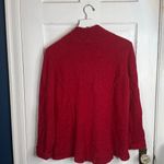 Eileen Fisher  Red Wool Button-front Cardigan Sweater Jacket Blazer W1991 Sz L Photo 7