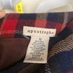 Apostrophe DARK ACADEMIA WOOL High Waisted Plaid Skirt Photo 8