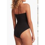 Seafolly Sea Dive DD Bandeau One Piece women’s swimsuit - Black size 14 (new) Photo 2