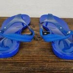 Calvin Klein Womens Sandal Size 6 Blue Neoprene Back Flip Flop Flat Heel Thong Photo 4