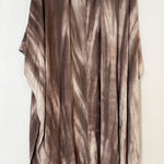 Bryn Walker  Sweater Womens Shawl Open Front Cardigan‎ Tie Dye Brown Lagenlook S Photo 0