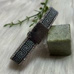 Snap button red enamel faceted rhinestones bracelet Photo 2