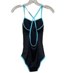Beautikini Period Swimwear Racerback One Piece Bathing Suit Black Blue Size XS Photo 6