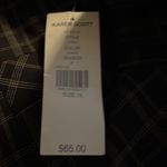 Karen Scott NWT  Women’s Blazer Button Front Lined Tan Plaid Pattern Size 16 Photo 6