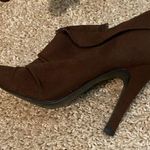 Charlotte Russe  Brown Suede Heels Size 6.5 Photo 0