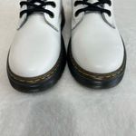Dr. Martens White Zavala Combat Boots Lace Up 6 Women Photo 2