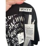 WHY Black White Striped Tunic Dress Size M NEW with tags Size M Photo 6