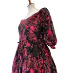Torrid  16 Dress Retro Cocktail Plus Semi Formal Velvet Burnout Babydoll Dress Photo 10