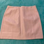 Others Follow Light Pink Leather Skirt Photo 0