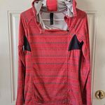 Mondetta  Activewear hoodie womens Medium Pink Sideways Zipper Stretchy Photo 0