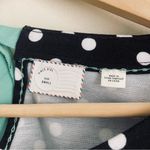 Anthropologie  Postmark Polka Dot Dress Black and White size S Photo 10