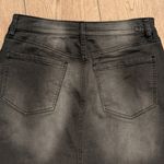 🆕 PTCL Women's 28 Skirt Black Denim Long Faded Jean Slim Maxi Sexy NEW Size undefined Photo 6