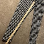American Eagle  Pants Womens 4 XLong Plaid Black Tan High Rise Straight Leg Grung Photo 6