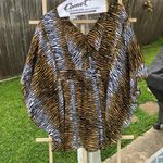 Vix Paula Hermanny Leopard Print Coverup XS/S Tan Photo 1