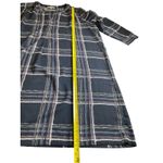 Loft  Outlet Womens Long Sleeve Dress Shirt‎ Large Petite Plaid Multicolor V-neck Photo 4